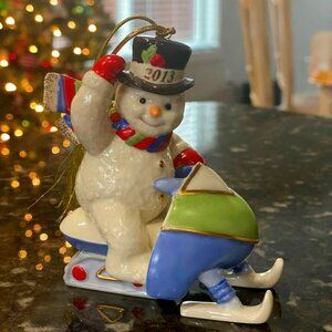 2013 Lenox Snowman Ornament